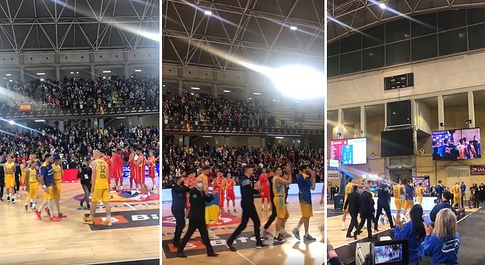 Ülkelerinde Savaş Varken Maça Çıkmak Zorunda Bırakılan Ukraynalı Basketbolcular Gözyaşları İçinde Kaldılar