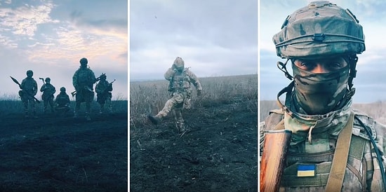 Ellerinde Silahlarla Dans Edip Video Çeken Ukraynalı Askerlerin TikTok'ta Viral Olan Görüntüleri