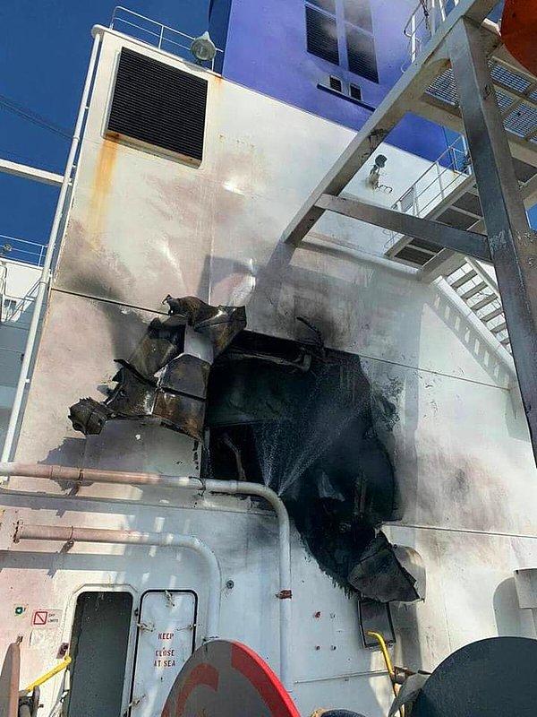 Millenium Spirit isimli Moldova bandıralı gemi, Pivdenny limanından 12 mil uzakta bir Rus gemisi tarafından vuruldu.