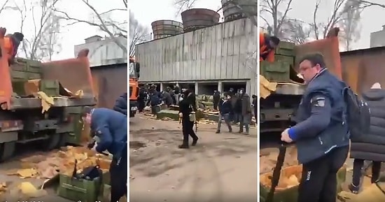 Ukrayna'nın Genel Seferberlik İlan Etmesinin Ardından Halka Silah Dağıtıldığı Anların Görüntüleri Paylaşıldı