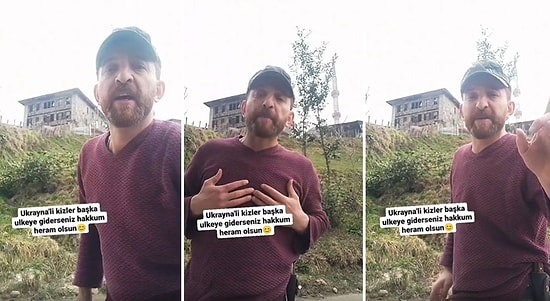 'Nereye Gideceğiz Diye Düşünmeyin' Diyerek Ukraynalı Kadınları Rize'ye Davet Eden Adamın Tepki Çeken Videosu