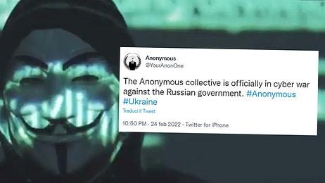 Anonymous’tan Ukrayna’yı İşgal Eden Rusya’ya Siber Savaş İlanı