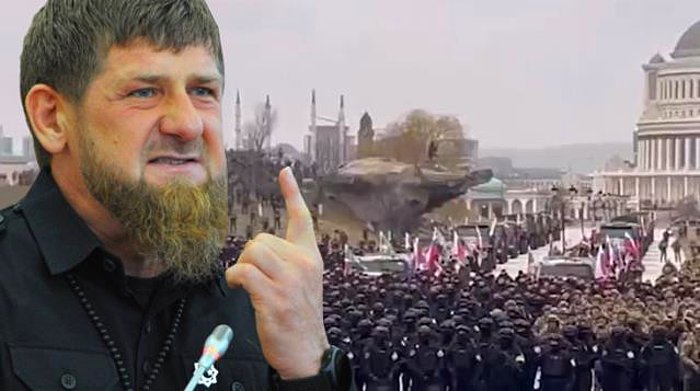 Kadirov, Ukrayna'ya Gidecek Askerlerin Önünde Slogan Atıyor: 'Zelenski, Putin'i Arayıp Özür Dilesin'