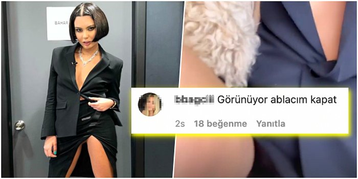 Bahar Candan'ın Instagram'da Giydiği Eteğiyle Verdiği İlginç Dekolteli Pozu Kafaları Yine Yaktı!