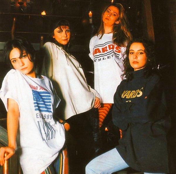 19. İlk Türk kadın heavy metal grubu "Volvox", İstanbul, 1995.