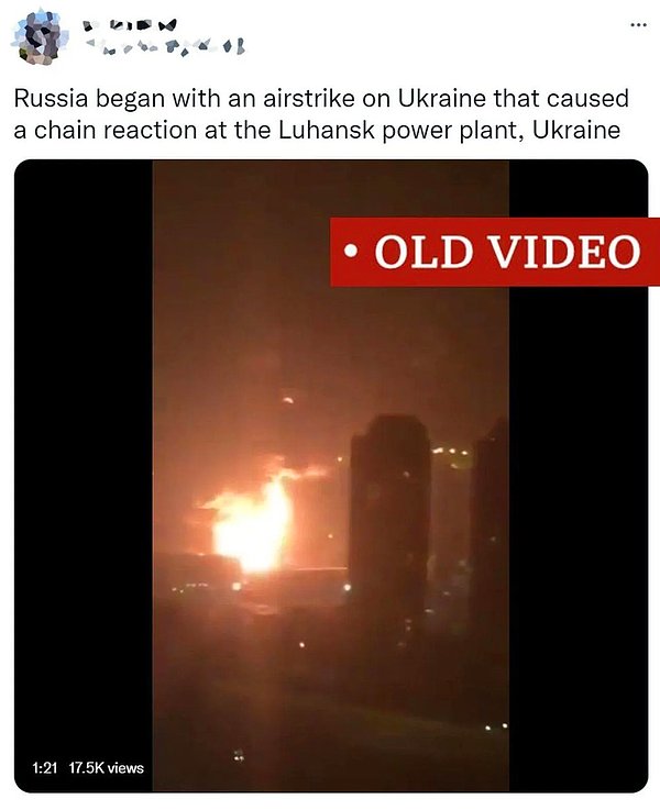 Çin'deki patlama Rusya'da diye paylaşıldı