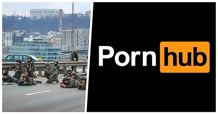 Ukrayna'ya Saldırmasından Dolayı Protesto Edilen Rusya'ya Yetişkin Film Sitesi Pornhub Yaptırım Uyguladı