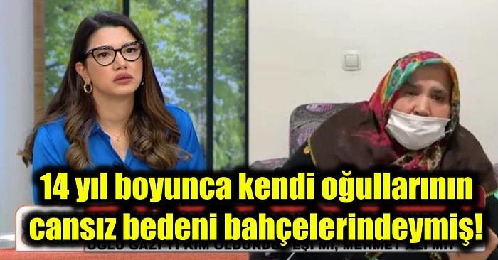 Canlı Yayında Eşinin Oğlunu Öldürüp Bahçeye Gömdüğünü İtiraf Eden Kadının Kan Donduran Açıklamaları