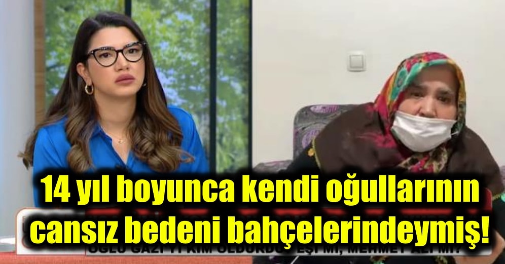 Canlı Yayında Eşinin Oğlunu Öldürüp Bahçeye Gömdüğünü İtiraf Eden Kadının Kan Donduran Açıklamaları