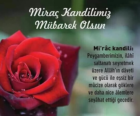 Miraç Kandili Mesajları 2022: En Güzel, Resimli, Ayetli Miraç Kandili Mesajları ve Sözleri...