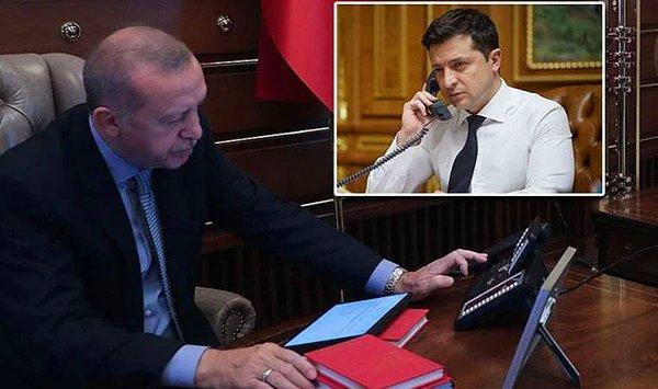 Cumhurbaşkanı Erdoğan, Ukrayna Lideri Zelenski ile Telefonda Görüştü!