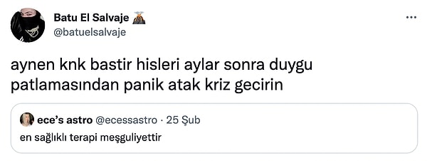 6. Bastırmayın lütfen, salıverin gitsin!