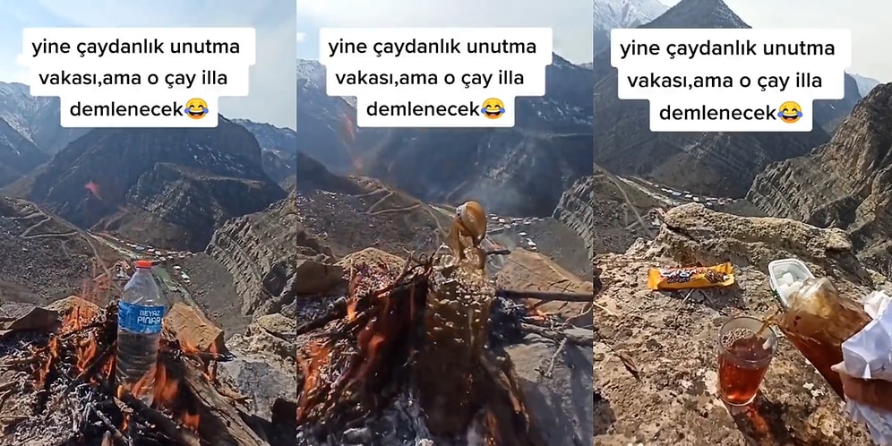 Bunu Yapanın Kendisine Saygısı Yoktur: Çaydanlığı Unuttuğu İçin Plastik Şişeyle Çay Demleyen Çaykolik Adam