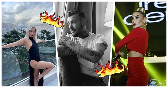 Hafta Boyunca Yaptıkları Sıcak Paylaşımlarla Ülke Genelinde Havaların Isınmasına Sebep Olan Ünlüler