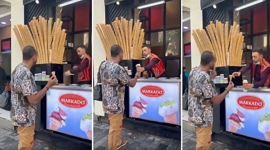 Bir Türlü Dondurmasını Vermeyen Maraş Dondurmacısını Basit Ama Etkili Taktiği ile Alt Eden Adam