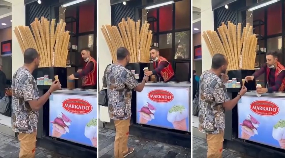Bir Türlü Dondurmasını Vermeyen Maraş Dondurmacısını Basit Ama Etkili Taktiği ile Alt Eden Adam