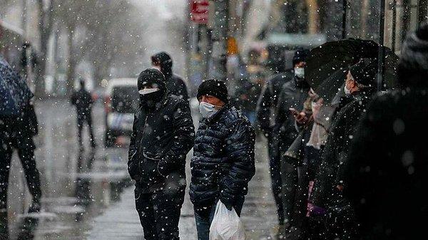 İstanbul'a Kar Geri Dönüyor