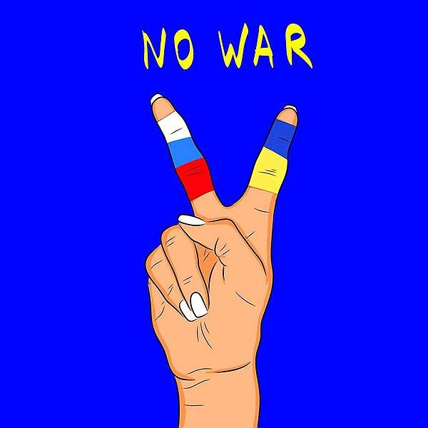 1. "Savaşa hayır"
