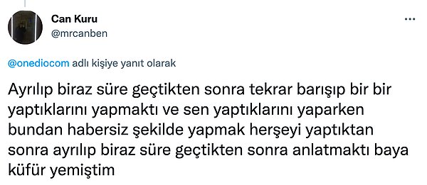 10. Sana yaşattığını yaşatmak...