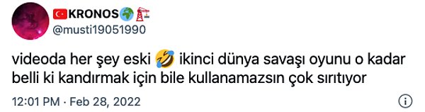 7. Ancak her ne olursa olsun görüntüler bırakın Rusya-Ukrayna savaşını, bu zaman dilimine bile ait değil.