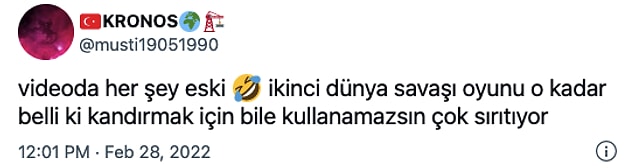 7. Ancak her ne olursa olsun görüntüler bırakın Rusya-Ukrayna savaşını, bu zaman dilimine bile ait değil.