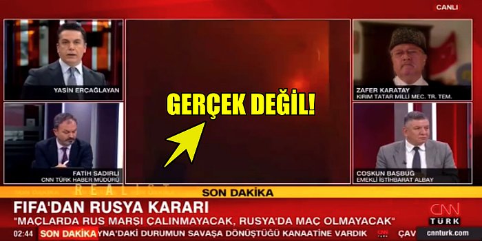 Televizyonlar Yine Bildiğimiz Gibi: CNN Türk'te Rusya-Ukrayna Savaşı Diye Oyun Görüntüleri Yorumlandı