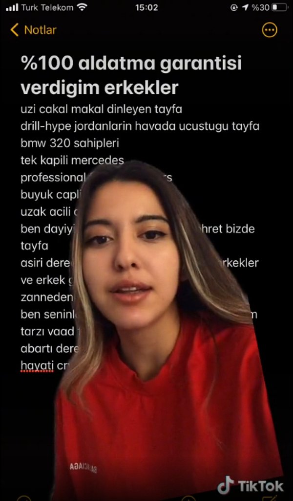 TikTok'ta bir kullanıcı 'İdeal erkek listesinden daha çok işe yaracak %100 aldatma garantili erkek listesi' videosuyla gündeme düştü.