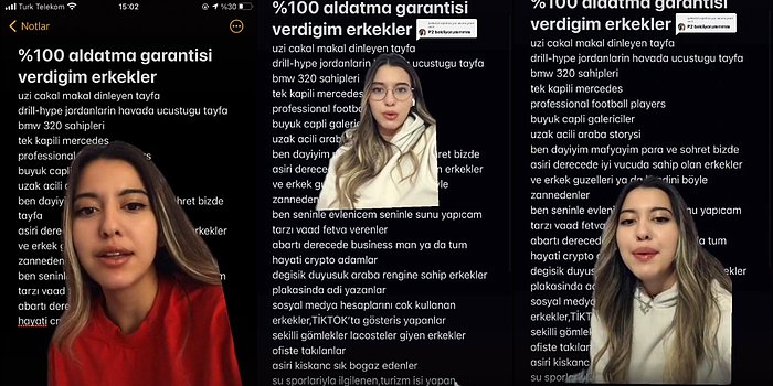 Geriye Ne Kaldı? '%100 Aldatma Garantili Erkekler' Adlı Listesiyle TikTok'a Bomba Gibi Düşen Kadın