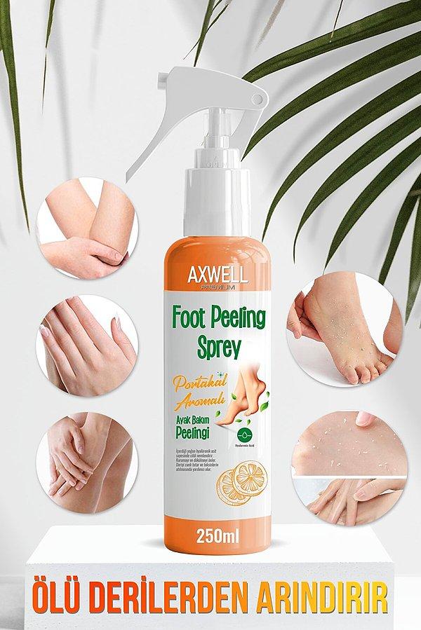 9. Portakal aromalı ayak bakım peeling spreyi en çok satın alınanlar arasında dikkat çekiyor.