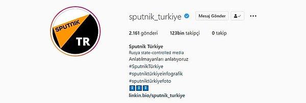 Öte yandan Sputnik'in Facebook ve Instagram hesaplarına da Twitter'da olduğu gibi "Rusya devletine bağlı medya" etiketi eklendi.