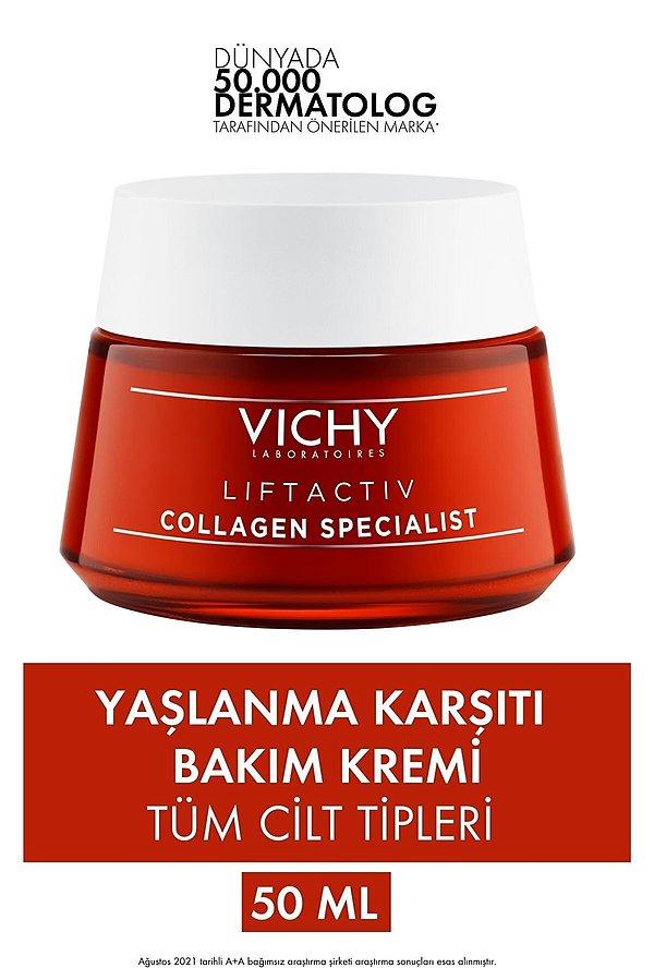 8. Vichy Liftactiv Collagen Specialist Yaşlanma Karşıtı Krem