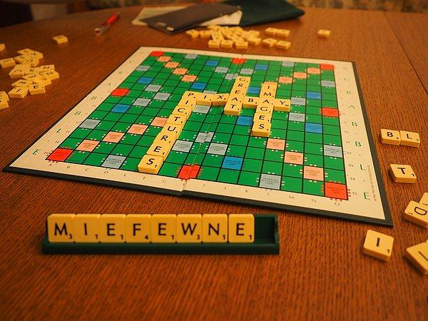 1. "Karım ve ben yaklaşık 6 yıl önce bir Scrabble oyunu oynadık."