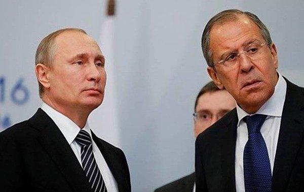 Putin ve Lavrov'a yaptırım!