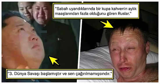 Rusya ve Ukrayna Arasındaki Savaş Gerginliğinden Uzaklaşarak Ofansif Mizah Yeteneğini Şahlandıran Kişiler