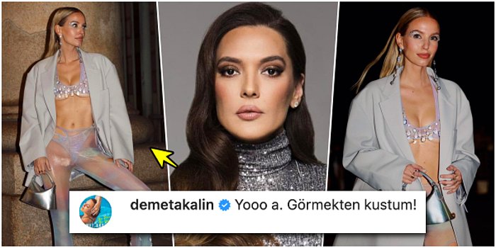 Demet Akalın Dünyaca Ünlü Influencer Leonie Hanne'ın Kıyafetini Fazla Açık Bulunca Küfürlü Yorum Yaptı!