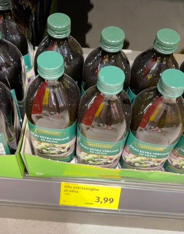 Zeytin yağı litresi 3,99 Euro :(