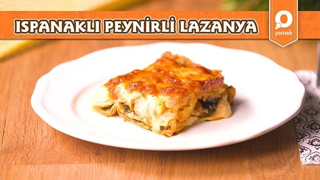 Bildiğimiz Lazanyanın Vejetaryen Hali! Ispanaklı Ve Peynirli Lazanya Nasıl Yapılır?