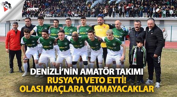 5. Denizli'nin amatör ekibi Yeşil Çivrilspor da Avrupa futbolunu sarsacak bir açıklamada bulundu.