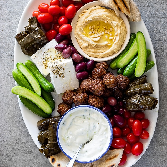 2. Meze tabağına ilgi çok büyük!