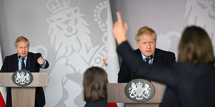 İngiltere Başbakanı Boris Johnson'ın Canlı Yayında Bir Gazeteci Tarafından Topa Tutulması Dünyanın Gündeminde