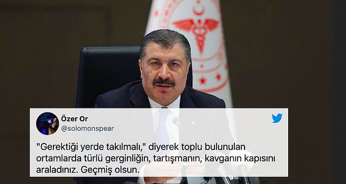 'Maskeler Cepte mi? Diye Soran Bakan Koca Tepki Çekti: 'Bilimsellik Bunun Neresinde?'