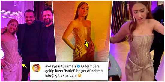 Hazal Kaya, Pera Palas'ta Gece Yarısı'nın Galasında Giydiği Fermuarı ve Düğmeleri Açık Pantolonuyla Şaşırttı!