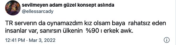 8. Özellikle de TR sunucularının bu konuda büyük bir kötü şöhreti var.