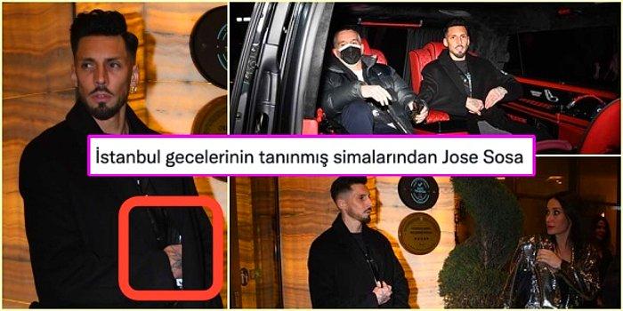Gece Hayatına Düşkünlüğüyle Bilinen Fenerbahçeli Jose Sosa, Eğlence Çıkışı Montuna İçki Saklarken Yakalandı