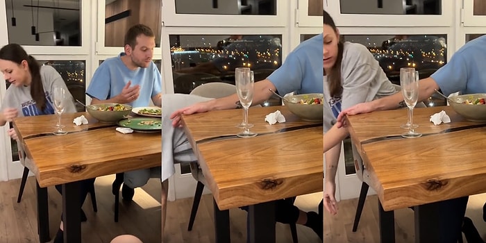 Artık Nasip Olsun: Kız Arkadaşı Başını Masaya Vurmasın Diye Eliyle Siper Eden Aşk Adam