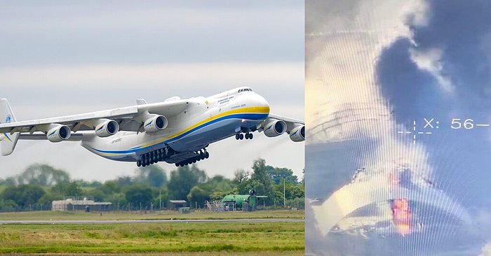 Rus Saldırılarıyla Bir Efsanenin Sonu Gelmişti: Dünyanın En Büyük Uçağı Antonov AN-225'in Enkazı Görüntülendi