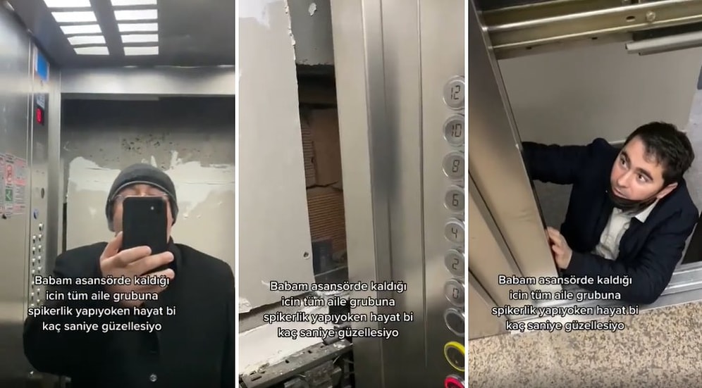 Yeni Fobimiz Hayırlı Olsun: Asansörde Kalan Dayının Aile WhatsApp Grubuna Spikerlik Yaptığı Anlar