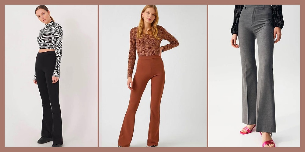 İspanyol Paça Modası Geri Döndü! 12 Farklı İspanyol Paça Pantolon
