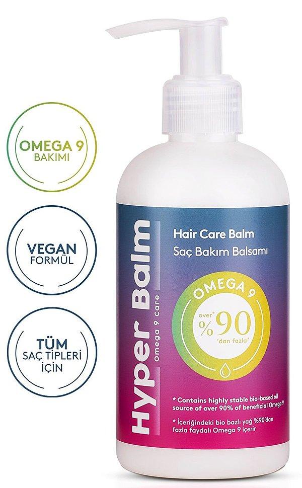 10. Omega 9 içerikli saç bakım balsamı.