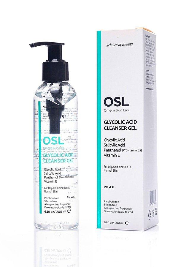 9. OSL markasının makyaj ve yüz temizleme jeli.